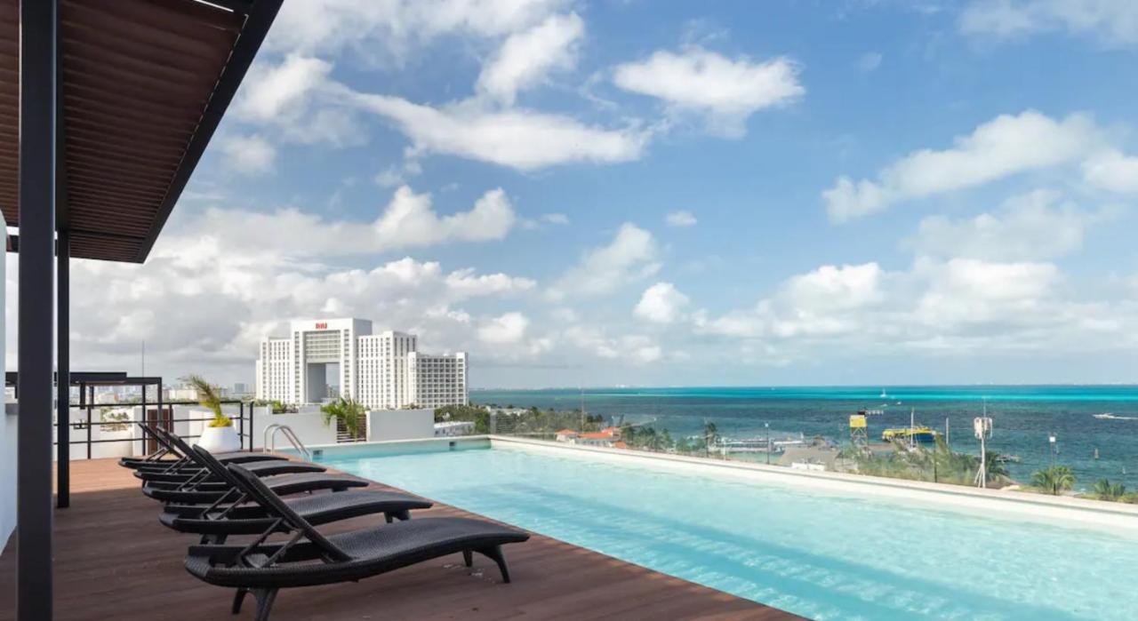 Elegant Apartment Well Located In The Hotel Zone Of Cancun Ngoại thất bức ảnh